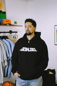 Wave Hoodie - black